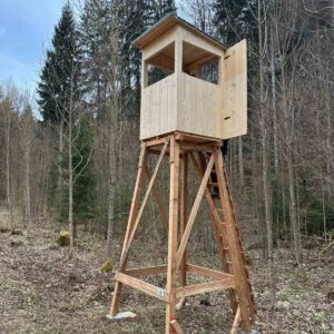Jagdkanzel Hochwildstelle - Lärche oder Fichte