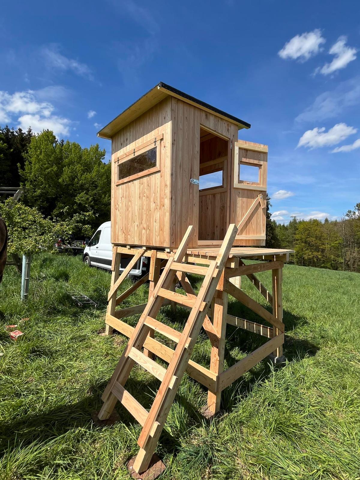 Jagdkanzel Komfort - Lärche – Bild 5
