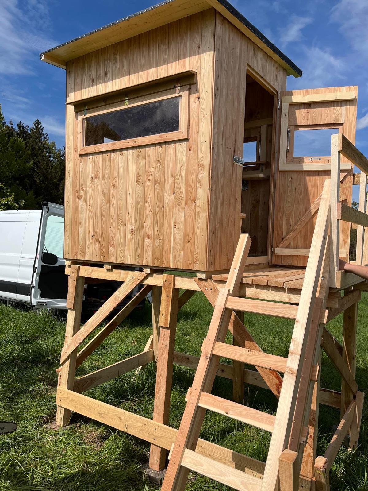 Jagdkanzel Komfort - Lärche – Bild 8