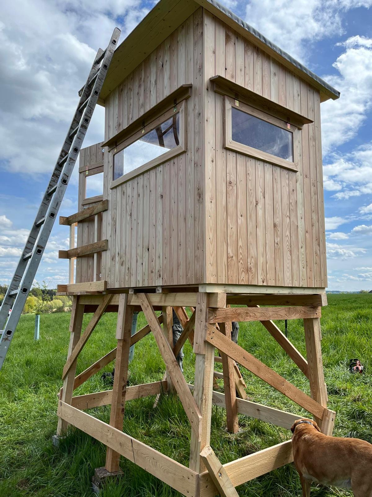 Jagdkanzel Komfort - Lärche – Bild 9